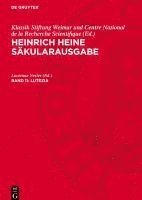 bokomslag Heinrich Heine Säkularausgabe, Band 11, Lutezia