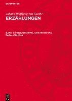bokomslag Erzählungen, Band 2, Überlieferung, Varianten und Paralipomena