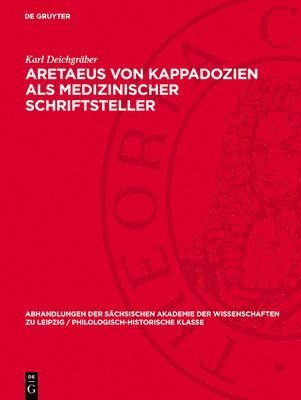 bokomslag Aretaeus von Kappadozien als medizinischer Schriftsteller