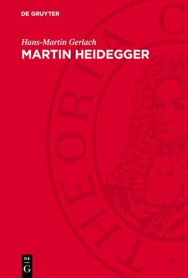 bokomslag Martin Heidegger