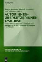 Angela Sanmann, Daniele Vecchiato, Vera Viehöver - Autorinnen-Übersetzerinnen 1750-1850, Inbunden