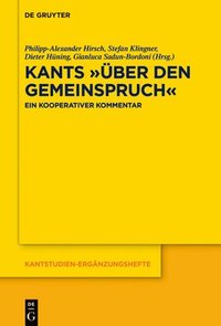 bokomslag Kants "Über den Gemeinspruch"