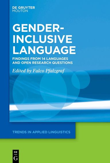 Falco Pfalzgraf - Gender-Inclusive Language, Inbunden