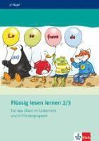 bokomslag Flüssig lesen lernen. Arbeitsheft mit Lehrerhinweisen 2./3. Schuljahr