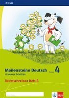 bokomslag Meilensteine Deutsch in kleinen Schritten. Heft 2.  Klasse 4. Rechtschreiben. Ausgabe ab 2017