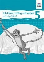 bokomslag Ich kann richtig schreiben. Lehrerband mit CD-ROM 5. Schuljahr