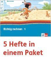 Mein Indianerheft. Richtig rechnen. Arbeitsheft Klasse 1 (5-er Paket) 1