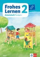 bokomslag Frohes Lernen Sprachbuch 2. Arbeitsheft Fördern in Druckschrift Klasse 2. Ausgabe Bayern ab 2021