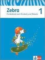 bokomslag Zebra. Forderheft Sprache/Lesen zum Knobeln und Rätseln. 1. Schuljahr. Neubearbeitung