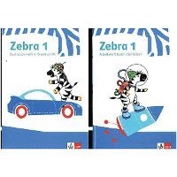 bokomslag Zebra 1. Paket: Buchstabenheft in Grundschrift, Arbeitsheft Lesen/Schreiben