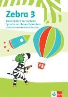 bokomslag Zebra 3. Trainingsheft zur Ausleihe Sprache und Lesen / Schreiben mit Videos und interaktiven Übungen Klassse 3