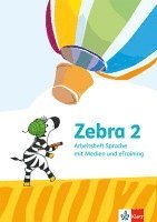 bokomslag Zebra 2. Arbeitsheft Sprache mit eTraining Klasse 2