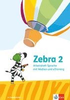 bokomslag Zebra 2. Arbeitsheft Sprache in Grundschrift mit eTraining Klasse 2