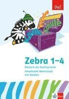 bokomslag Zebra. Deutsch als Zweitsprache. Arbeitsheft Wortschatz mit Medien Klasse 1-4