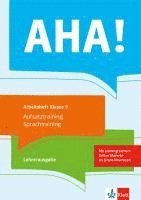 bokomslag AHA! 9. Aufsatztraining / Sprachtraining. Lehrerausgabe Klasse 9