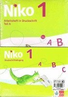 bokomslag Niko. Arbeitshefte Teil A+B, Schreiblehrgang und Schreibtabelle1. Schuljahr