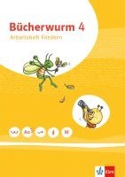 bokomslag Bücherwurm Sprachbuch 4. Arbeitsheft Fördern und Inklusion Klasse 4. Ausgabe Berlin, Brandenburg, Mecklenburg-Vorpommern, Sachsen, Sachsen-Anhalt, Thüringen