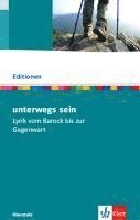 bokomslag Unterwegs sein. Lyrik. Textausgabe mit Materialien Klasse 11-13