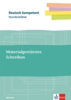 bokomslag Materialgestütztes Schreiben. Kopiervorlagen mit Unterrichtshilfen Oberstufe