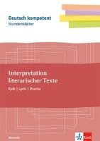 bokomslag Stundenblätter Interpretationen schreiben. Lyrik, Epik, Drama