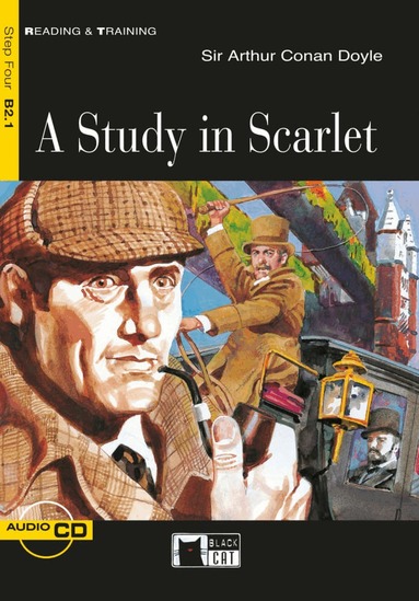 Arthur Conan Doyle - A Study in Scarlet. Buch + Audio-CD, Häftad