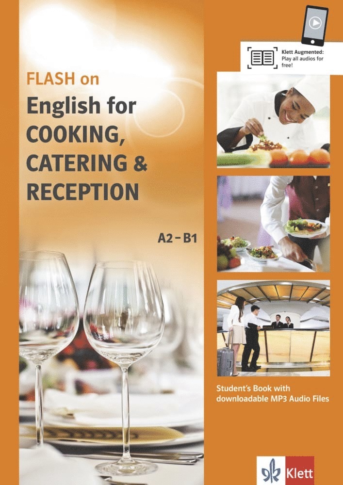 FLASH ON ENGLISH. Cooking, Catering and Reception. Kurs- und Übungsbuch + Audio online, Häftad