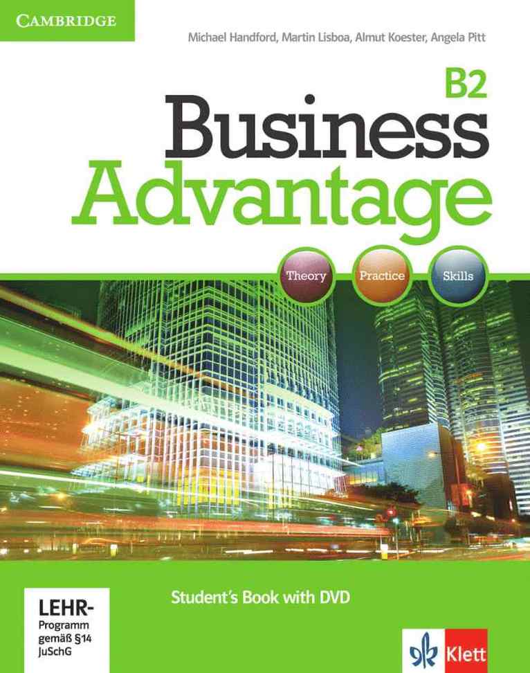 Michael Handford, Martin Lisboa, Almut Koester, Angela Pitt - Business Advantage B2. Upper-Intermediate. Student's Book + DVD, Häftad
