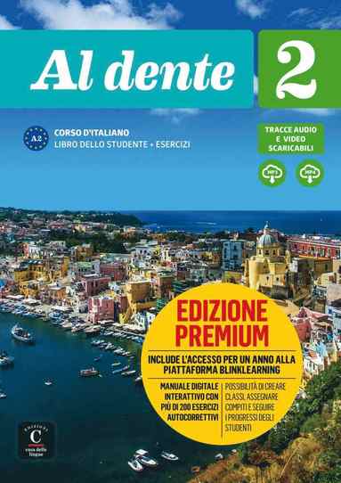 bokomslag Al dente 2 (A2). Libro dello studente+ esercizi + CD + DVD + Premium