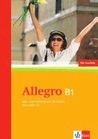 bokomslag Allegro. Lehr- und Arbeitsbuch Italienisch mit Audio-CD (B1)