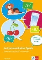 bokomslag 44 kommunikative Spiele - Spanische Aussprache in 10 Minuten. Buch + Online