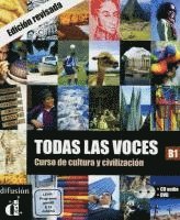 bokomslag Todas las voces. Curso de cultura y civilización. Lehrbuch + Audio-CD + DVD