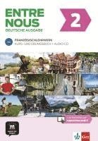 bokomslag Entre nous A2. Kurs- und Übungsbuch + Audio-CD, deutsche Ausgabe