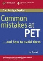 bokomslag Common Mistakes at PET / Book. Lower intermediate
