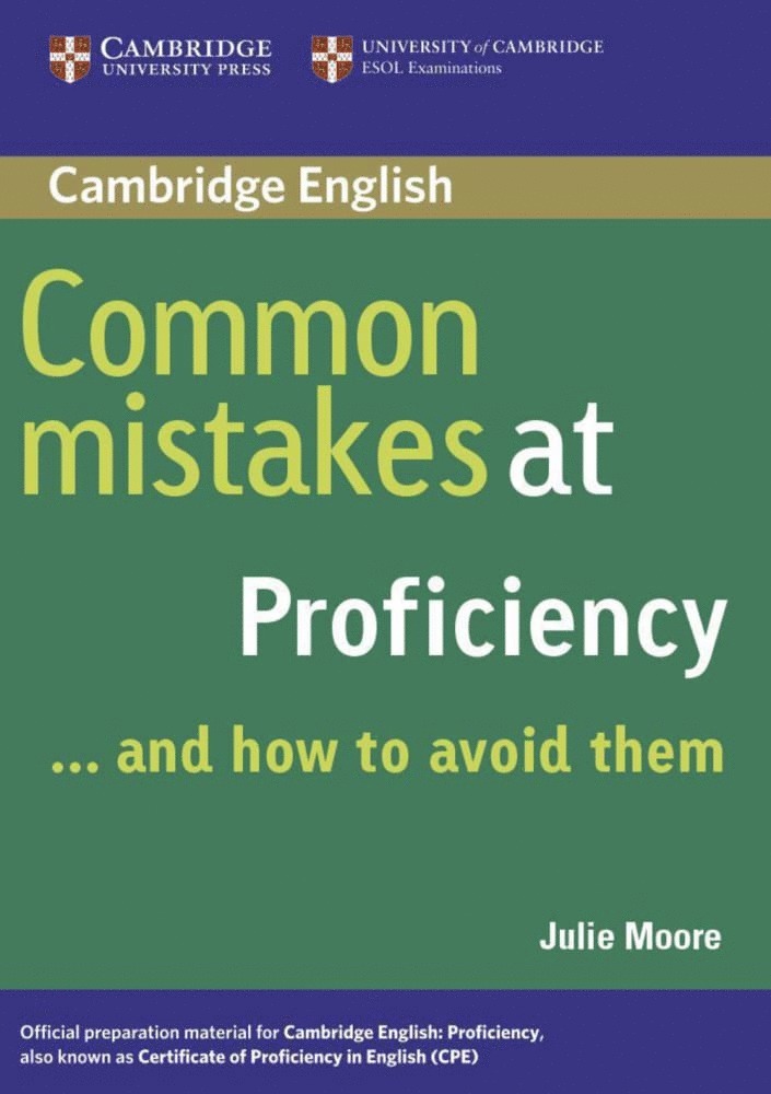 Julie Moore - Common Mistakes at Proficiency. Book, Häftad