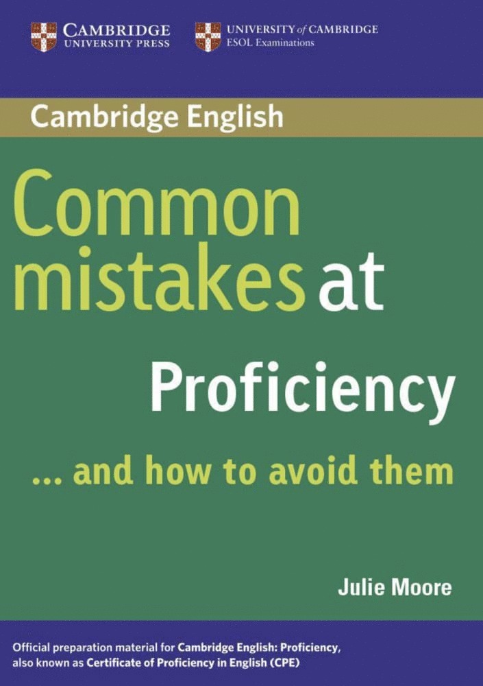 Common Mistakes at Proficiency. Book 1