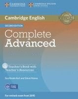 bokomslag Complete Advanced - Second edition. Teacher's Book with Teacher's Resources CD-ROM