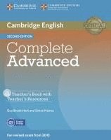 Complete Advanced - Second edition. Teacher's Book with Teacher's Resources CD-ROM 1