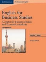 bokomslag English for Business Studies - Third Edition. Teacher's Book