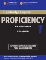 bokomslag Cambridge Certificate of Proficiency in English 1 for updated exam. Student's Book with answers