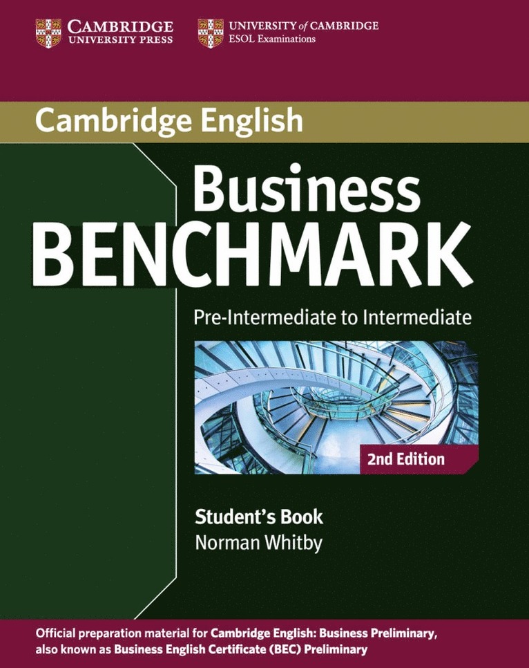 Business Benchmark 2nd Edition. Student's Book BEC Pre-intermediate/Intermediate B1, Häftad