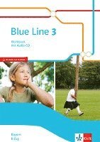 bokomslag Blue Line 3 R-Zug. Workbook mit Audios Klasse 7.  Ausgabe Bayern