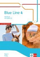 bokomslag Blue Line 4 R-Zug. Ausgabe Bayern. Workbook mit Audio-CD Klasse 8