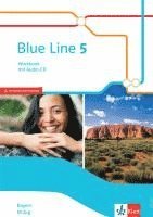 bokomslag Blue Line 5 M-Zug. Workbook mit Audios Klasse 9.  Ausgabe Bayern