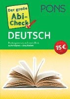 bokomslag PONS Der große Abi-Check Deutsch