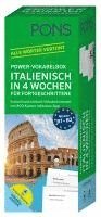 bokomslag PONS Power-Vokabelbox Italienisch in 4 Wochen für Fortgeschrittene