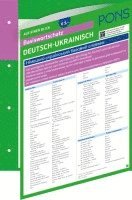 bokomslag PONS Basiswortschatz auf einen Blick Deutsch-Ukrainisch