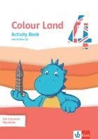 bokomslag Colour Land 4. Ab Klasse 3. Activity Book mit Audio-CD Klasse 4