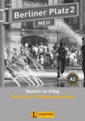 bokomslag Berliner Platz 2 NEU - Testheft mit Prüfungsvorbereitung 2 mit Audio-CD