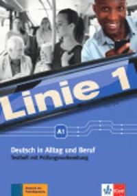 bokomslag Linie 1 A1. Testheft mit Audio-CD