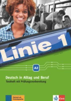 bokomslag Linie 1 A2. Testheft mit Audio-CD